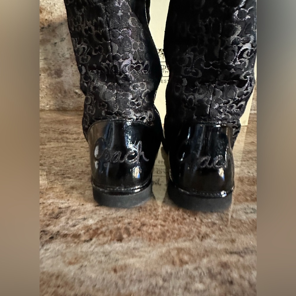 Authentic Coach Shearling Boots - image 7